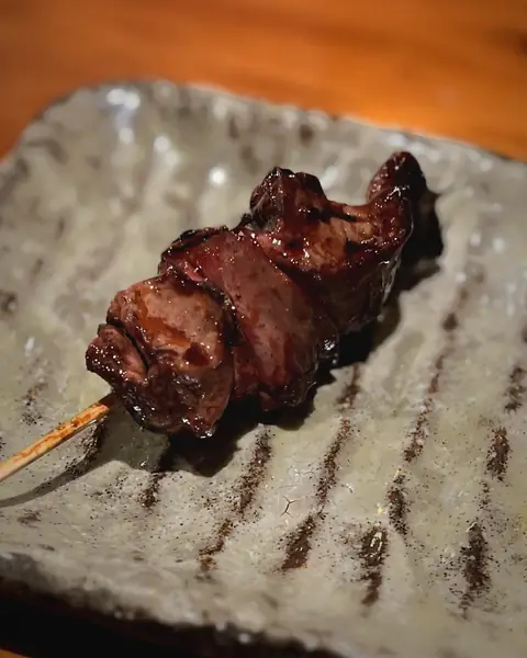 たれで焼いたレバー